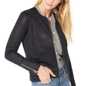 The Kooples Women's Leather Effect Biker Jacket